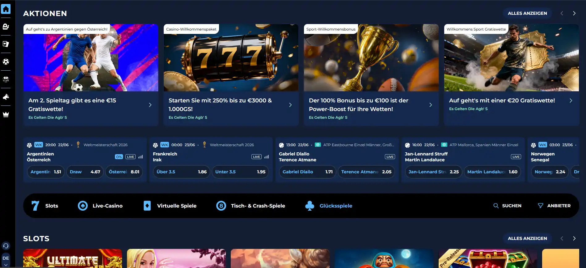 Moana Casino – Online Casino Übersicht